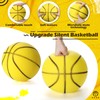 Silipull Silent Basketball and Hoop Set Soft Foam Indoor Basketball