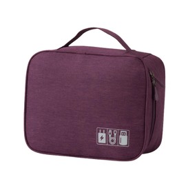 BLOOPIC Gadget Case, Travel Pouch, Highly Waterproof, 3 Layer Mechanism, Large Capacity, Multi-functional, Storage, Divider, Toiletry Storage, Convenient to Carry, Folding Storage Bag, Small Items