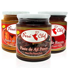 Peruchef Ají Panca - Amarillo - Rocoto Paste set