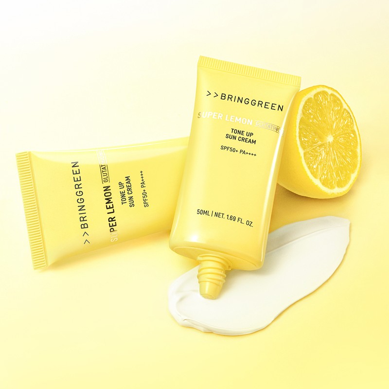 BRINGGREEN Super Lemon Glutathione Tone Up Sun Cream 50ml 1+1