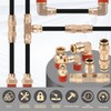 CheeMuii 32 Pcs Brass DOT Air Line Fittings With 50