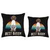 German Shorthaired Pointer GSP Sunset Throw Pillow
