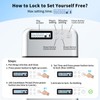 iDiskk Timed lock Box, Portable Timer phone lock box for