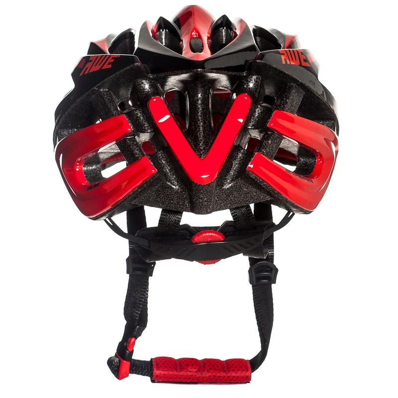 AWE® AWEBlade™ In Mould Adult E-Bike/Bike Helmet 55-58cm Black/Red *FREE