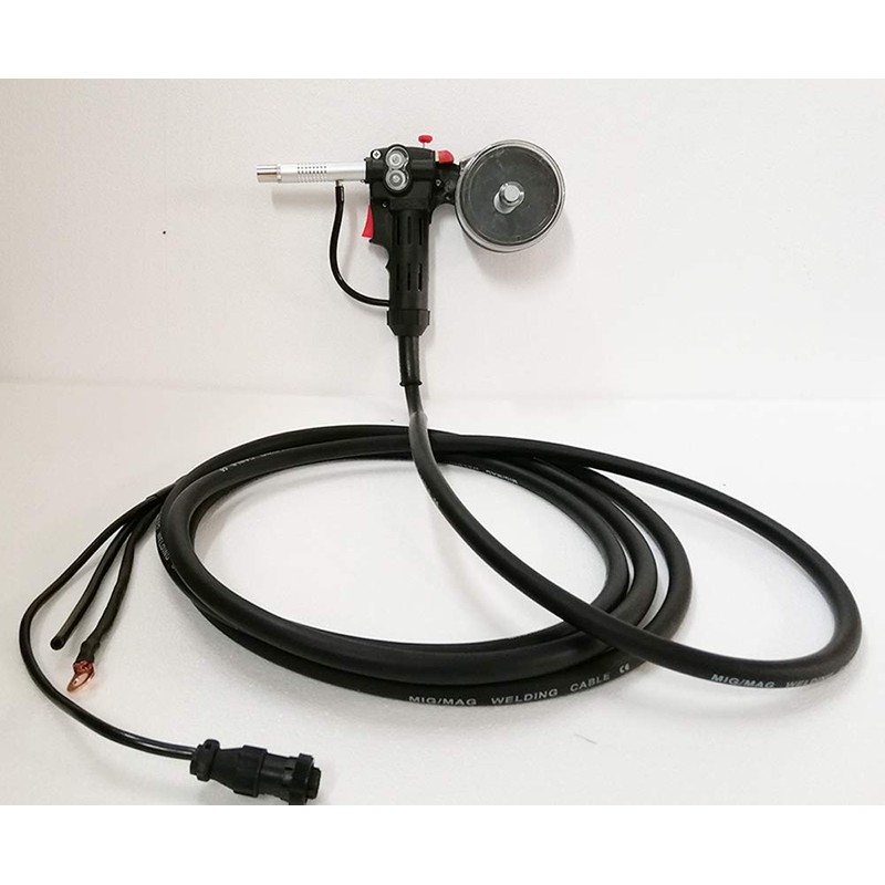 INTBUYING Aluminum Spool Gun with 10pcs Conductive Nozzle for MillerMatic