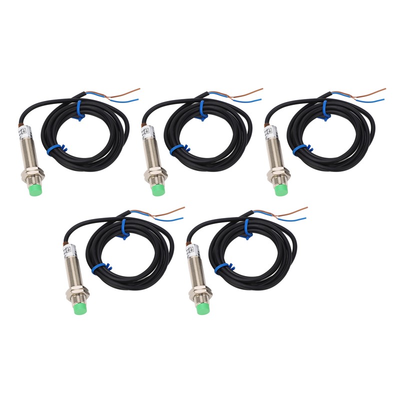 5 Pcs Proximity Switch M12x1 2 Wire Normally Closed 4mm
