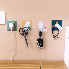 Set of 4 multi-outlet cable organizer hooks DD-12902-2 6ea