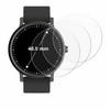 Savvies Pack of 6 Screen Protectors for Watches (Circular Round,