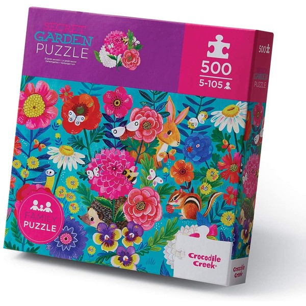 Crocodile Creek - Secret Garden - 500Piece Jigsaw Puzzle for Ages 5 & Up
