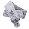 Electric Heated Scarf USB Plush Neck Scarf Graphene Warm Temperature