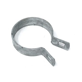 (10 Pack) Brace Bands with Bolts & Nuts for Chain Link Fence, Gate, Posts (2-3/8")