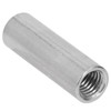 5PCS M12 Cylindrical Coupling Nuts 304 Stainless Steel Female Thread