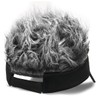 MESU Mens Visor Hat Wig Peaked Baseball Golf Cap with