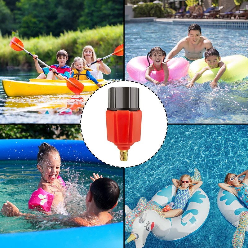 Inflatable Boat SUP Pump Adaptor Air Pump Converter with 4