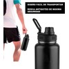 Termo de Acero Inoxidable 1.2 Lt Botella para Agua Fria