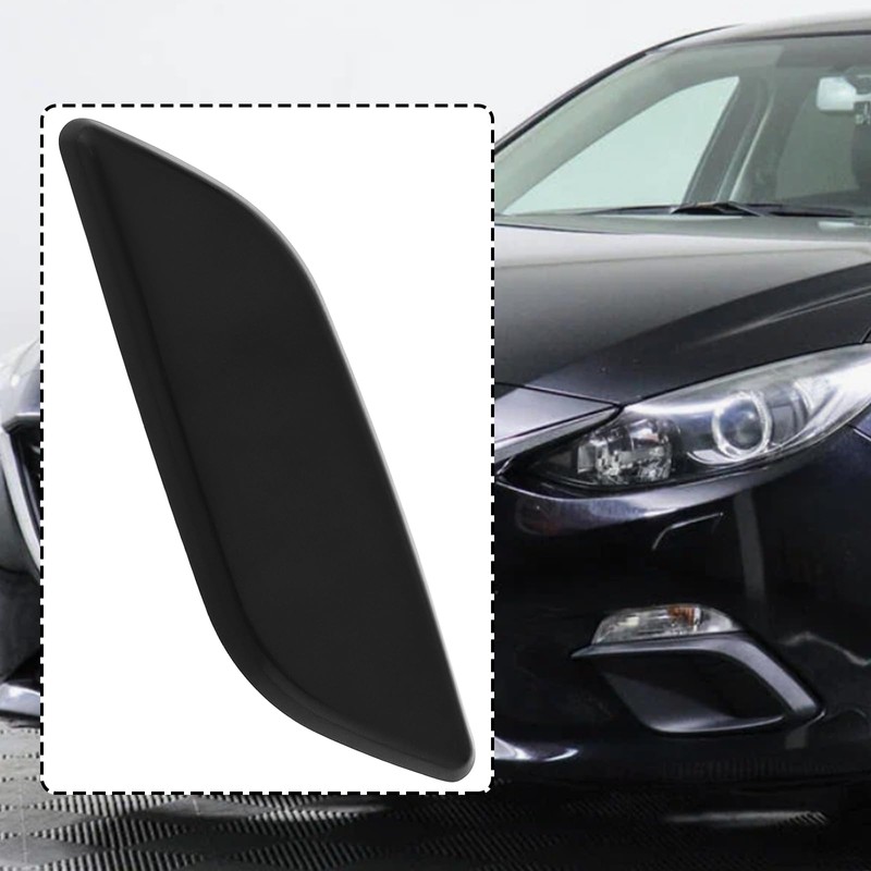 eMagTech Car Left Front Headlight Washer Jet Cover BKC6518H1 Compatible