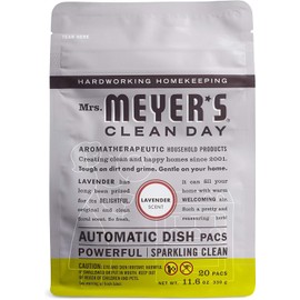 MRS. MEYER'S CLEAN DAY Automatic Dishwasher Pods, Lavender, 20 Count