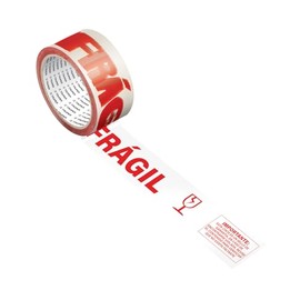 Truper CFR-150, Cinta de empaque 48 mm x 150 m "Frágil"