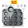 Zuvo Zuvo Nonstick 12 Cup Muffin Tray - BPA Free