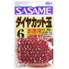 Sasame P-388 Tool Shop Value Diamond Cut Red #5