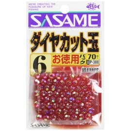 Sasame P-388 Tool Shop Value Diamond Cut Red #5