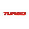 MAD HORNETS 3D Turbo Logo Car Emblem Trunk Sticker Red