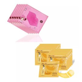 Crystal Eye Mayoreo Mascarilla Parches Ojos Y Labios Colágeno 200 Piezas