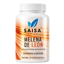 SAISA HERBAL Melena de León,120 Cápsulas | Memoria, Concentración, Bienestar Cognitivo | Suplemento Natural Calidad Premium