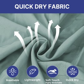 ROMASA Scrubs Set for Women,Soft and Stretchy Nurse Uniform V-Neck Top and Jogger Pants with Multi Pocket Nurse Workwear (Light Green, Small)