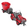 RC Farm Tractor with Trailer Remote Control Tractor Toy RC