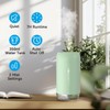 KQLKJ Portable Mini Humidifier, 350ml Small Cool Mist Humidifier for