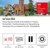 FALLER Kleinstadt-Kirche Modellbausatz mit 50 Einzelteilen 200 x 118 x