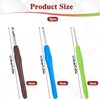 Set of 3 Crochet Hooks, 2 mm, 4 mm, 6