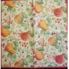 TWO Individual Napkins Fruits Pear Natural Cocktail for Decoupage (1220)