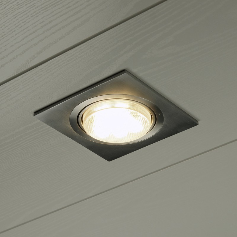 XQ-lite GX53 Recessed Spotlight, 4 Square, Adjustable, XQ0961