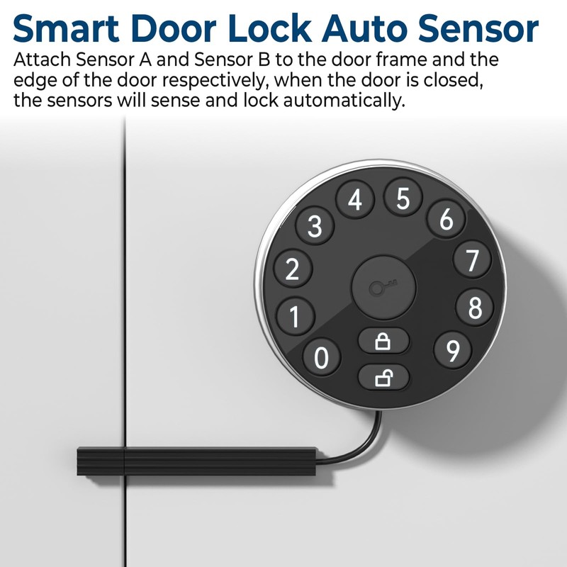 FITNATE Keypad Door Knob Lock, Electronic Door Knob with Keypad