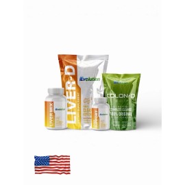 iEvolution 7D-Challenge Detox Kit, 3-Item Set - Liver-D & Colon-D, Natural