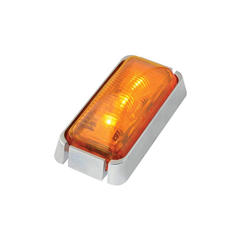 GG Grand General 87630 Small Rectangular Amber LED Light with