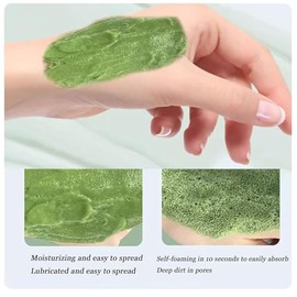 Mascarilla de espuma para el cuidado de la piel – Centella Asiatica 12 unidades máscara, control de aceite hidratante, limpieza profunda, máscara de espuma purificadora de burbujas