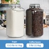 2 Gallon Glass Jar with Airtight Lid, 1 Pack Glass