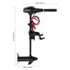 Electric Outboard Motor, 40 lbs Thrust Electric Trolling Motor with