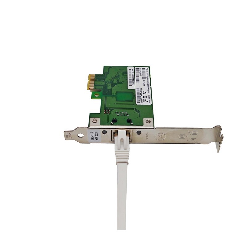 Elfcam® - Network Card 2.5GBase-T PCIe, RTL8125B 2500/1000Mbps PCI Express