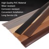 White Woodgrain, Flat Laminate to Tile Threshold Bar, PVC Transition
