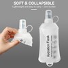 CXWLJL 250ml Soft Flask Soft Water Bottle for Running, Hiking,