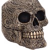 Nemesis Now Paisley Skull 11.5cm, Resin, Black and Gold, Paisley