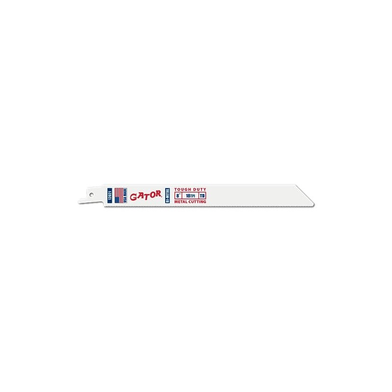 Gator Reciprocating Saw Blades 8" x 3/4" x .035 18tpi
