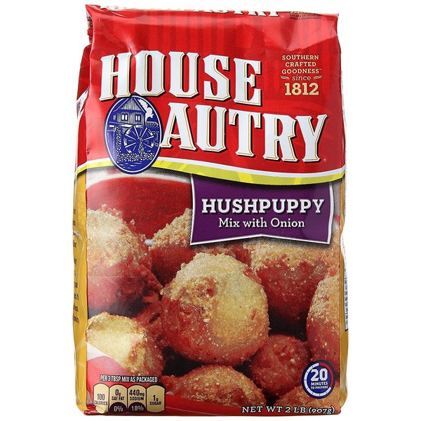 House-Autry Original Recipe Hushpuppy Mix With Onion, 2 lb