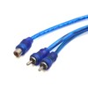 sourcing map 2Pcs Female to 2 Male RCA Splitter Adapter