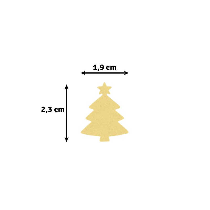Vaessen Creative Craft Punch Christmas - Christmas Tree with Star
