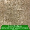 Farm Plastic Supply - Tan/Sand Triangle Shade Sail - 90%